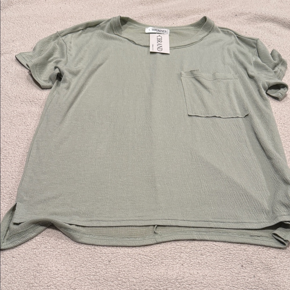 Women's Green Short Sleeve Tee